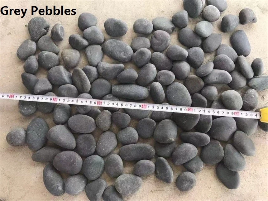 grey Decorative garden stones pebble