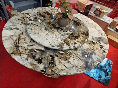 میز مرمر گرد 60 اینچی