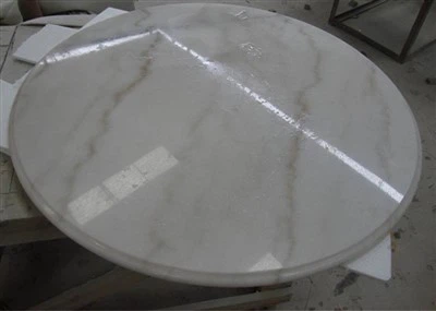 میز ناهار خوری مرمر دایره ای
