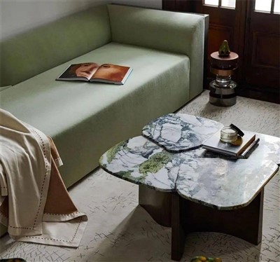 میز انتهایی مرمر سبز