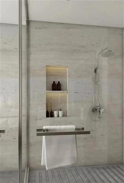 کاشی تراورتن برای حمام