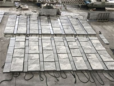 گرانیت خاکستری روشن با کاشی های دیواری طبیعی که توسط سنگ Zhenhao عرضه شده است