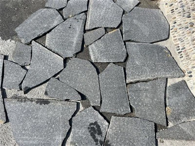سنگفرش دیوانه تخته سنگ سیاه